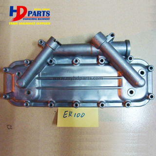 适用于HINO EK100 15710-1031的柴油发动机备件油冷却器盖